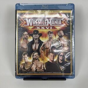 WWE Wrestlemania XXVI (Blu-ray Disc, 2010 3-Disc Set, Collectors Edition) New